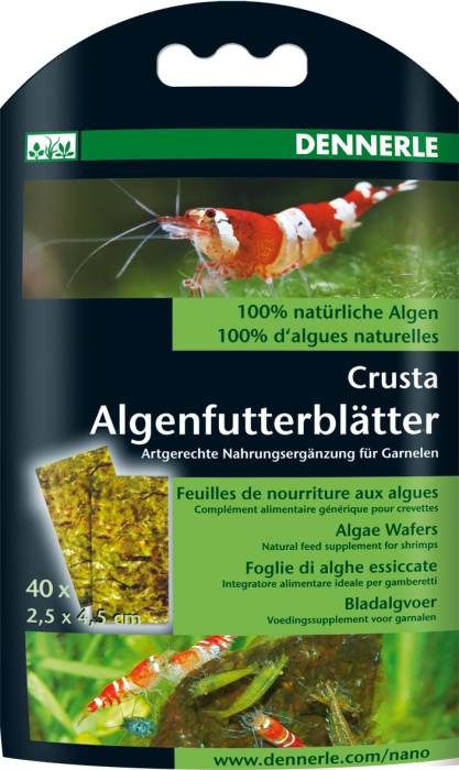 Nano Algenfutterblätter (40 Stück)
