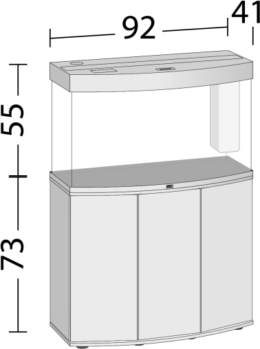 Vision 180 LED weiß Aquarium