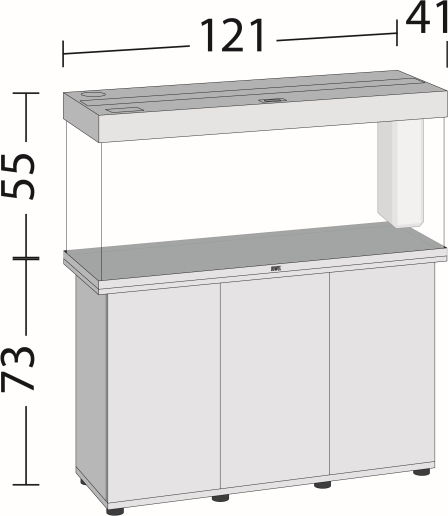 Rio 240 LED SBX helles Holz Kombination