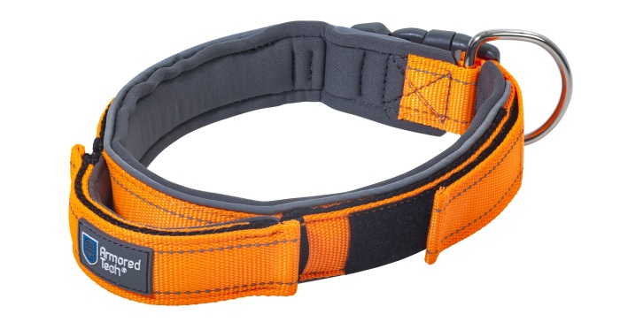 Dog Control Halsband L orange