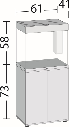 Schrank SBX Lido 120 schwarz