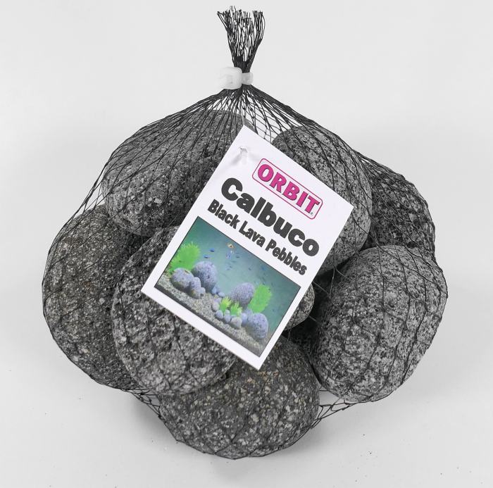 Calbuco Lava Pebbles, (3 - 7 cm) 1 kg Netz [P8]