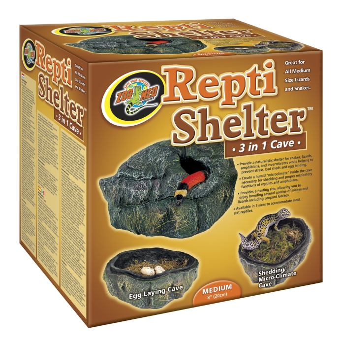 Repti Shelter 3 in 1 Cave MED (Medium)