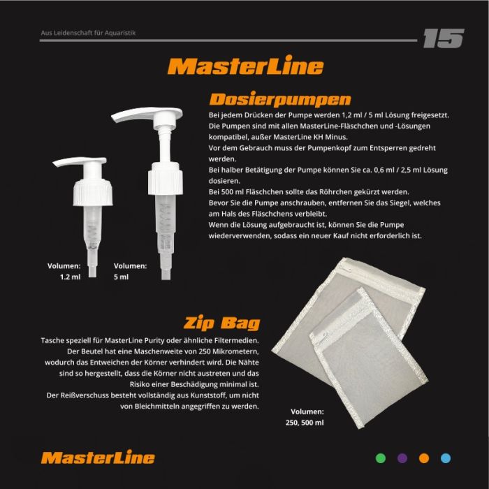 MasterLine dosing pump 1.2 ml