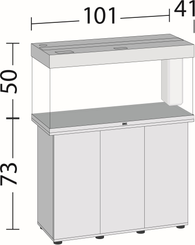 Rio 180 LED SBX helles Holz Kombination