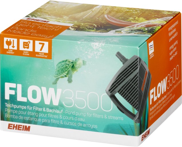 FLOW3500 Teichpumpe f.Filt.&Bachl.