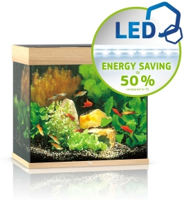 Lido 120 LED helles Holz Aquarium