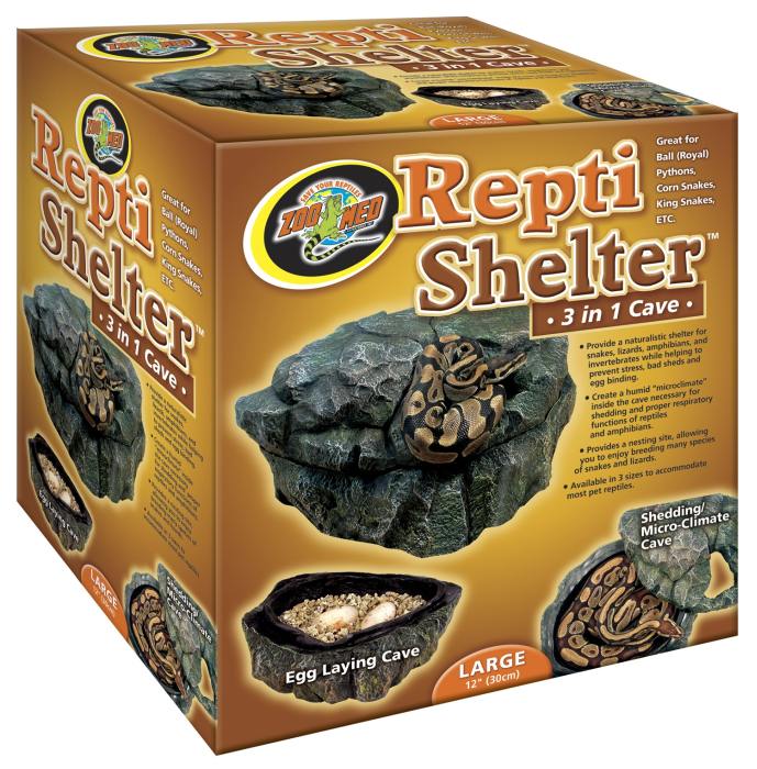 Repti Shelter 3 in 1 Cave LG (Large)