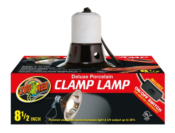 Deluxe Porcelain Clamp Lamp 22 cm (max. 150 W)
