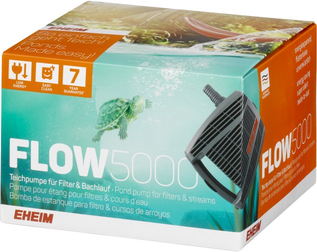 FLOW5000 Teichpumpe f.Filt.&Bachl.