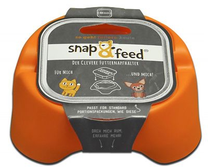 Snap&Feed Futterdosen-Adapter weiß (88 x 88 mm)