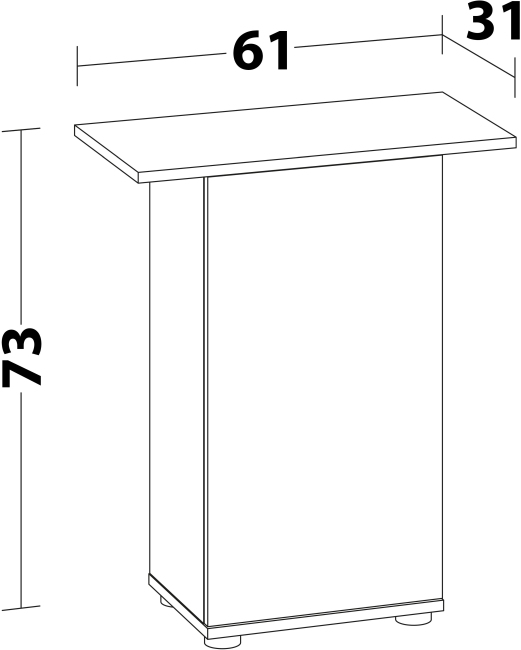 Schrank SBX 60/70 weiß