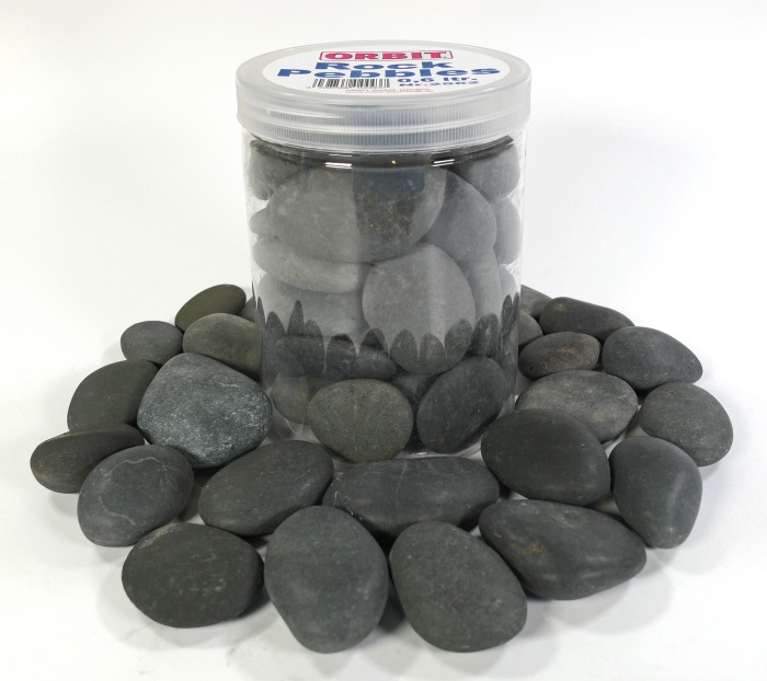 Rock-Pebbles cobra-schwarz (40 x 25 x 15 mm) 0,6 L Dose