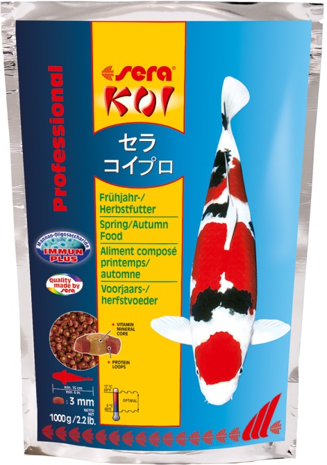Koi Professional Frühjahr-/Herbstfutter (1000 g)