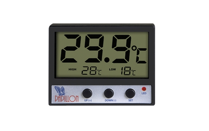 Digital-Aquariumthermometer schwarz [P12]