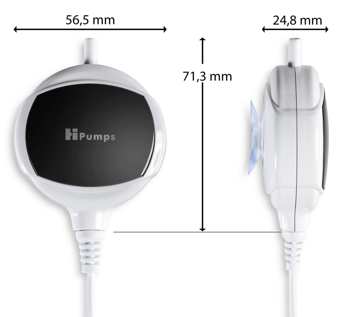 Nano Piezo Luftpumpe DeepWater weiß (24 L/h)