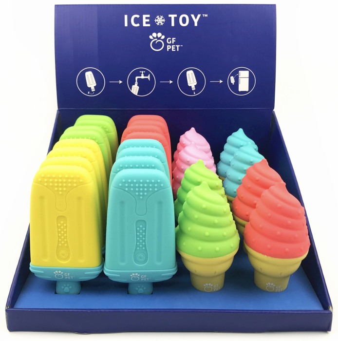 Ice-Toy Hundespielzeug Display (24 Stück)
