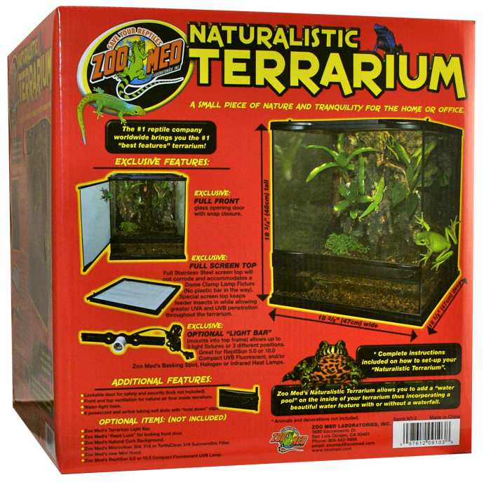 Naturalistic Terrarium (45 x 45 x 45 cm)