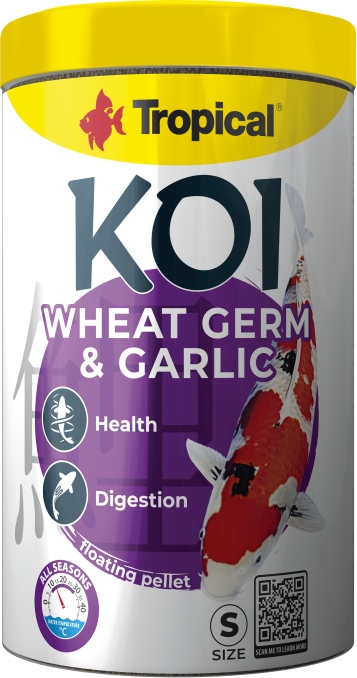 Koi Wheat Germ & Garlic S (1000 ml)