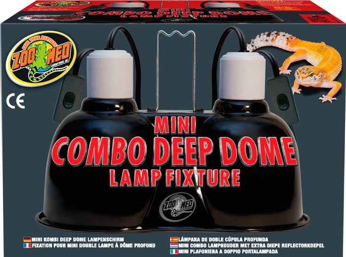 Mini Combo Deep Dome Lampenfassung (2 x max. 100 W)