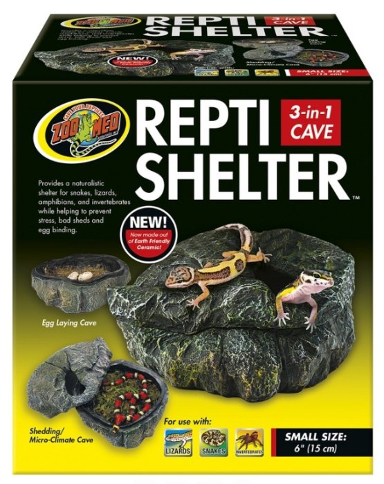 Repti Shelter 3 in 1 Cave SM (Small)